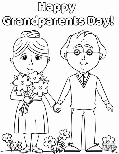 Grandparents Day Coloring Page Ideas